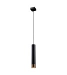 Pendant tube lamps - Amplex Pendant lamp Eido 1 - Matte black-patina (350 mm) 8256 - product 1