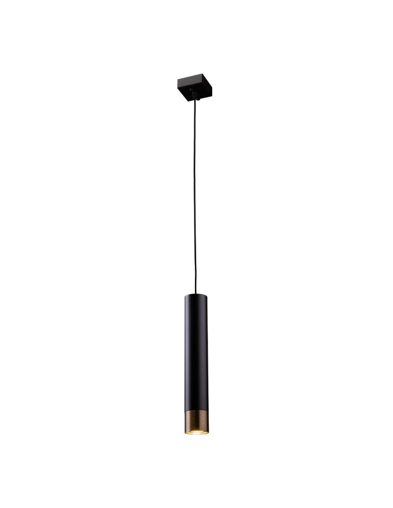 Pendant tube lamps - Amplex Pendant lamp Eido 1 - Matte black-patina (350 mm) 8256 - product kolory-swiatla.pl 1