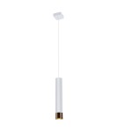 Pendant tube lamps - Amplex Eido 1 pendant lamp - White-patina matte (350 mm) 8257 - product 1