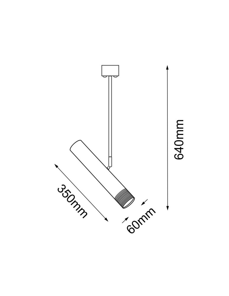 Spotlight ceiling lamps - Amplex Eido spotlight - White-patina matt 8267 - product kolory-swiatla.pl 2