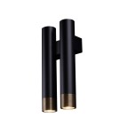 Tube wall lamps - Amplex Wall lamp Eido 2 - Black-patina matte (350 mm) 8270 - product 1