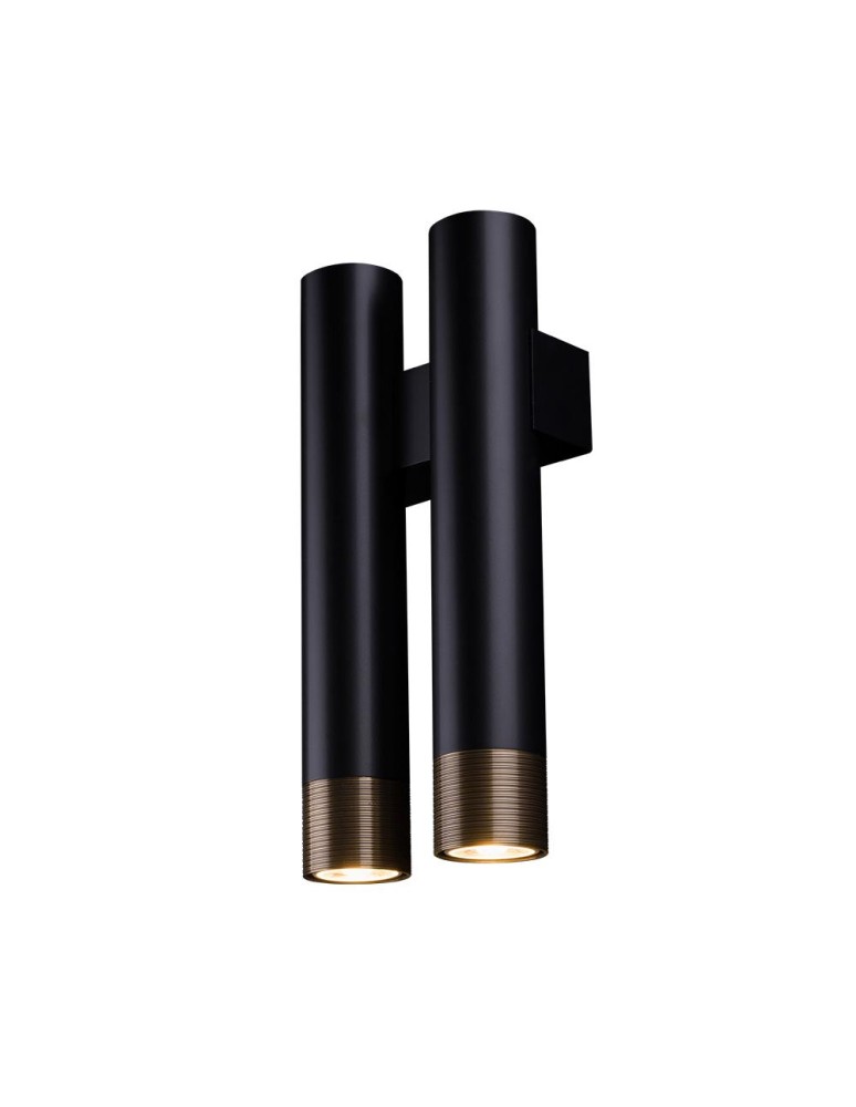 Tube wall lamps - Amplex Wall lamp Eido 2 - Black-patina matte (350 mm) 8270 - product kolory-swiatla.pl 1