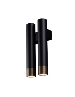 Amplex Kinkiet Eido 2 - Czarny-patyna mat (350 mm) 8270