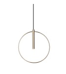 Pendant lamps - Amplex Faro pendant lamp circle - Polished brass (320 mm) 8290 - product 1