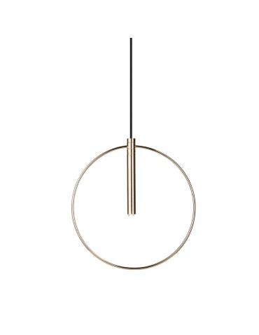 Amplex Faro pendant lamp circle - Polished brass (320 mm) 8290