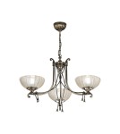 Classic chandeliers - Amplex Granada 3 pendant lamp - Patina gloss (710 mm) 8313 - product 1