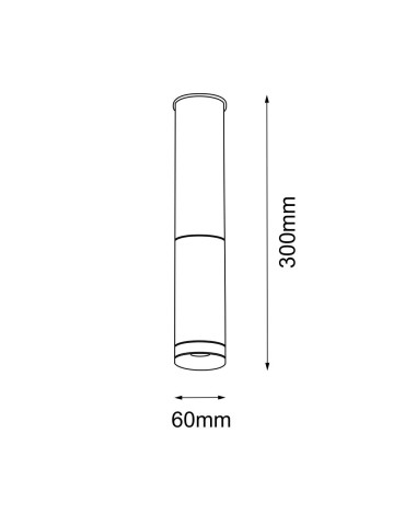 Amplex Plafon Kavos - Mosiądz polerowany-czarny (300 mm) 8356 - produkt 2