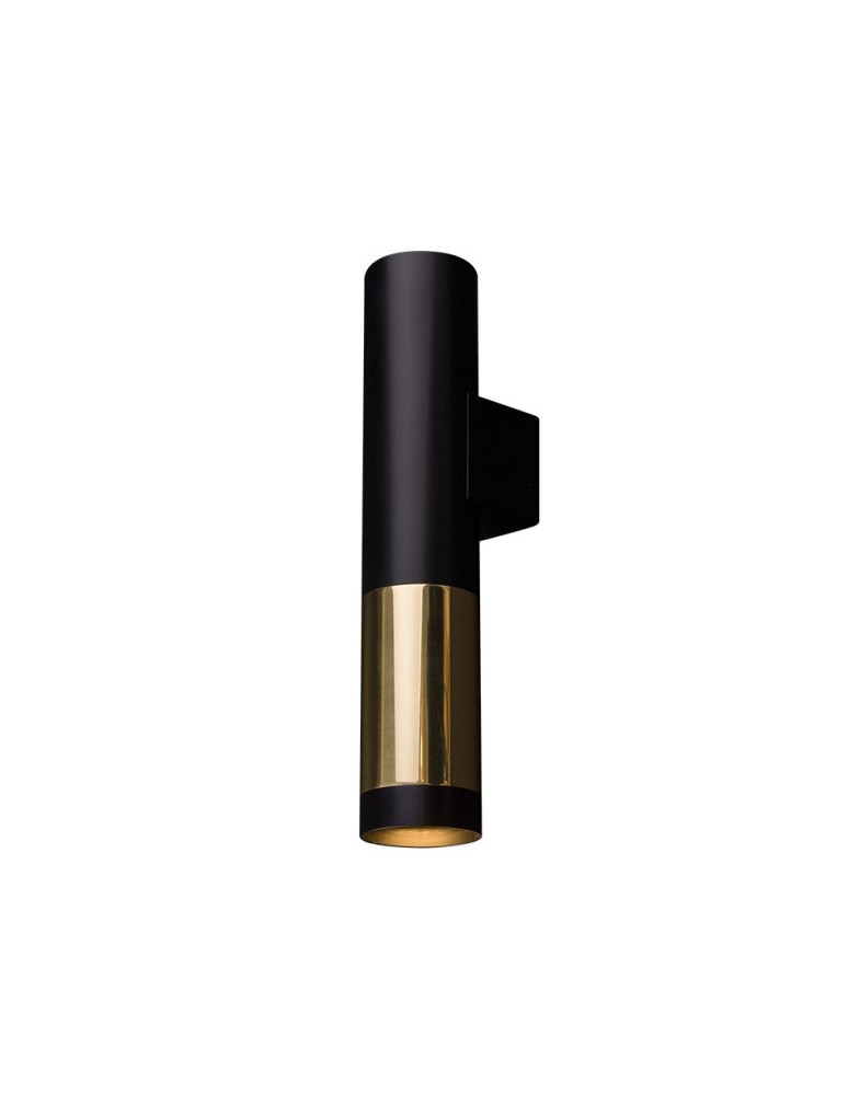 Tube wall lamps - Amplex Wall lamp Kavos 1 - Polished brass-black (300 mm) 8358 - product kolory-swiatla.pl 1