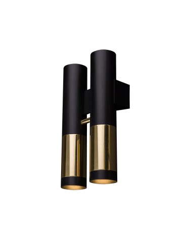 Amplex Wall lamp Kavos 2 - Polished brass-black (300 mm) 8360