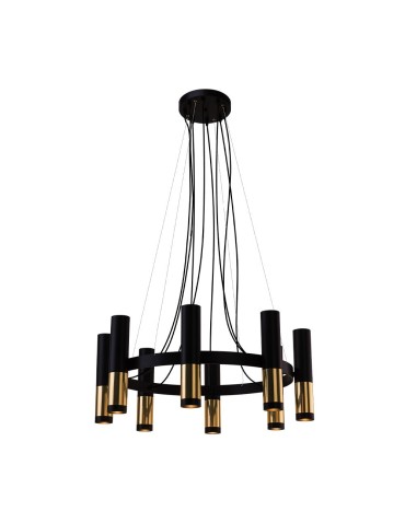 Amplex Kavos 8 pendant lamp - Polished brass-black (730 mm) 8372