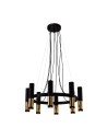 Amplex Kavos 8 pendant lamp - Polished brass-black (730 mm) 8372