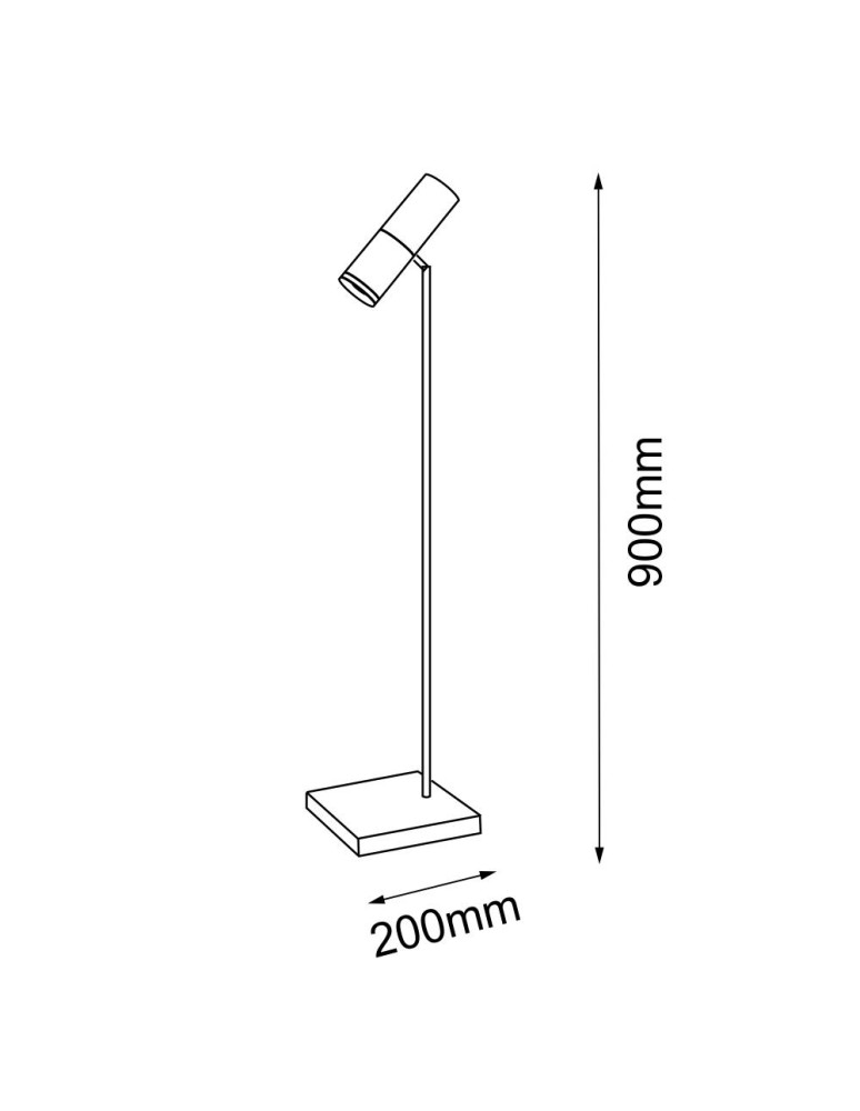 Table lamps - Amplex Kavos table lamp - Polished brass-black (900 mm) 8376 - product kolory-swiatla.pl 2