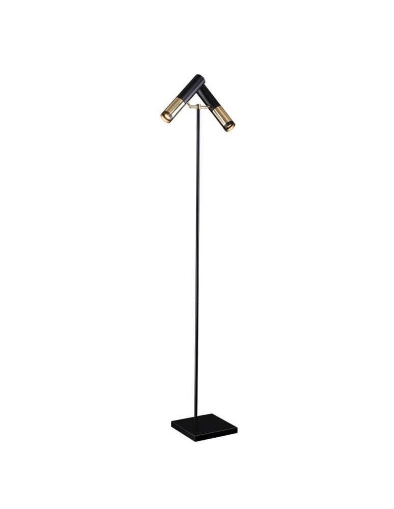 Floor lamps - Amplex Floor lamp Kavos - Polished brass-black (1800 mm) 8378 - product kolory-swiatla.pl 1