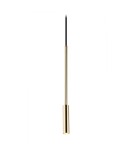 Pendant lamps - Amplex Pendant Lamp Lara 1 - Polished Brass-Black (1700 mm) 8346 - product 1