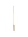 Amplex Pendant Lamp Lara 1 - Polished Brass-Black (1700 mm) 8346