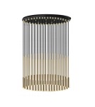 Pendant tube lamps - Amplex Pendant lamp Lara 35 - Polished brass-black (420 mm) 8348 - product 1