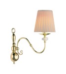 Classic wall lamps - Amplex Wall lamp Lilosa 1 - Polished brass (410 mm) 8395 - product 1