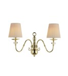 Classic wall lamps - Amplex Wall lamp Lilosa 2 - Polished brass (410 mm) 8399 - product 1