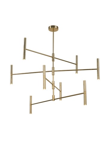 Amplex Livi 16 pendant lamp - Polished brass (880 mm) 8392