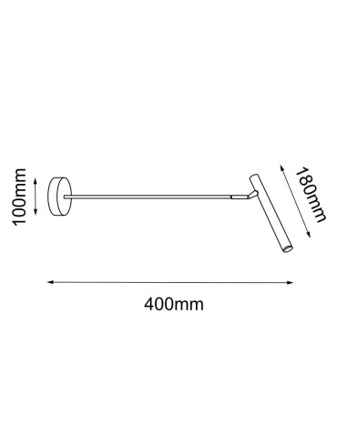 Amplex Kinkiet Livo - Mosiądz polerowany (180 mm) 8393 - produkt 2
