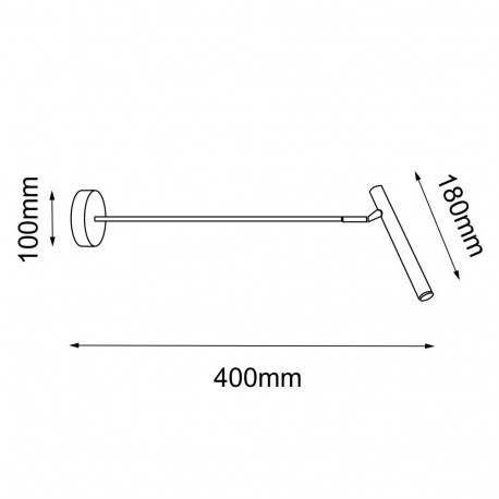 Amplex Kinkiet Livo - Mosiądz polerowany (180 mm) 8393