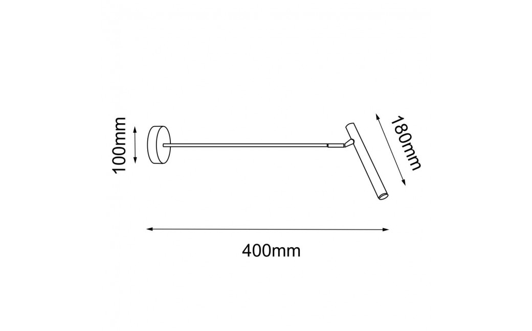 Amplex Kinkiet Livo - Mosiądz polerowany (180 mm) 8393