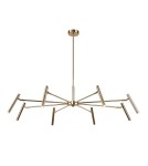 Modern pendant lamps - Amplex Pendant lamp Livo 8 - Polished brass (960 mm) 8394 - product 1