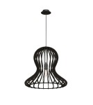 Pendant lamps - Amplex Octo pendant lamp - Black plywood (440 mm) 5020 - product 1