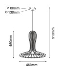 Pendant lamps - Amplex Rina Pendant Lamp - Natural Plywood (460 mm) 5018 - product 2