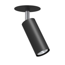 Brosline Lampa wpuszczana Ace in 40 - Czarna 3252