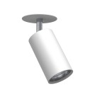 Recessed ceiling spotlights - Brosline Ace recessed lamp in 55 - White 3255 - product 1