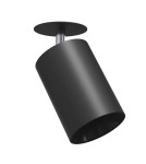 Recessed ceiling spotlights - Brosline Ace dif 80 recessed lamp - Black 3256 - product 1