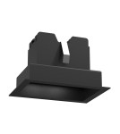 LED flush-mounted lamps - Brosline Recessed Lamp A - Glare in 2 - Black 3000K 3042 - product 1