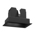 Brosline Lampa wpuszczana A - Glare in 2 - Czarna 3000K 3042