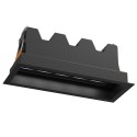 Brosline Lampa wpuszczana A - Glare in 5 - Czarna 3000K 3046