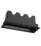 LED flush-mounted lamps - Brosline Recessed Lamp A - Glare in 5 - Black 4000K 3047 - product 1