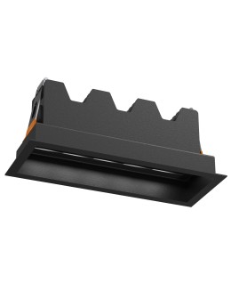 Brosline Lampa wpuszczana A - Glare in 5 - Czarna 4000K 3047