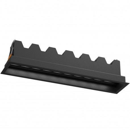 Brosline Lampa wpuszczana A - Glare in 10 - Czarna 4000K 3051