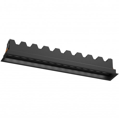 Brosline Lampa wpuszczana A - Glare in 15 - Czarna 3000K 3054