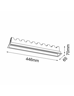 Brosline Recessed Lamp A - Glare in 15 - Black 3000K 3054 - product 2