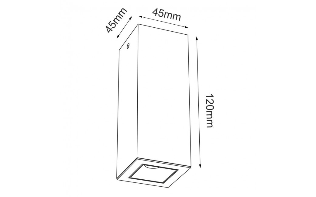 Brosline Plafon A - Glare 1 - Biały (120 mm) 4000K 1032