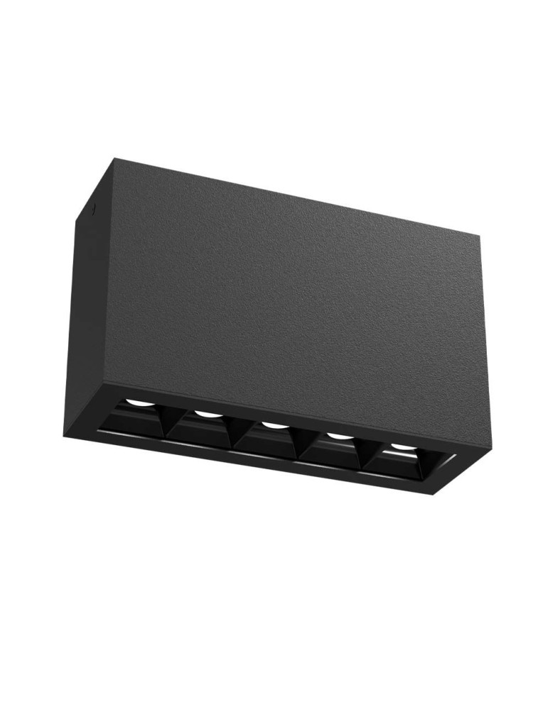 LED ceiling luminaires - Brosline Plafond A - Glare 5 - Black (100 mm) 4000K 1038 - product kolory-swiatla.pl 1