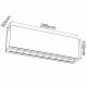 Brosline Plafon A - Glare 10 - Biały (100 mm) 4000K 1044