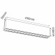 Brosline Plafon A - Glare 15 - Biały (100 mm) 3000K 1047