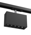 Lamps for 1 phase busbars - Brosline Spot A - Glare track 5 - Black - Rail 1F 230V 4000K 6323 - product 1