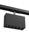 Brosline Spot A - Glare track 5 - Czarny - Szynoprzewód 1F 230V 4000K 6323