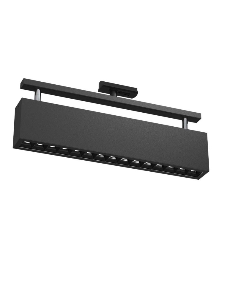 Lamps for 1 phase busbars - Brosline Spot A - Glare track 15 - Black - Rail 1F 230V 3000K 6330. - product kolory-swiatla.pl 1