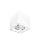 Square ceiling luminaires - Brosline Plafond Cage out mini 1-1 - White (70 mm) 1079 - product 1