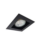 Square flush-mounted lamps - Brosline Cage in mini 1-1 recessed lamp - Black 3032 - product 1