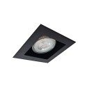 Brosline Lampa wpuszczana Cage in mini 1-1 - Czarna 3032